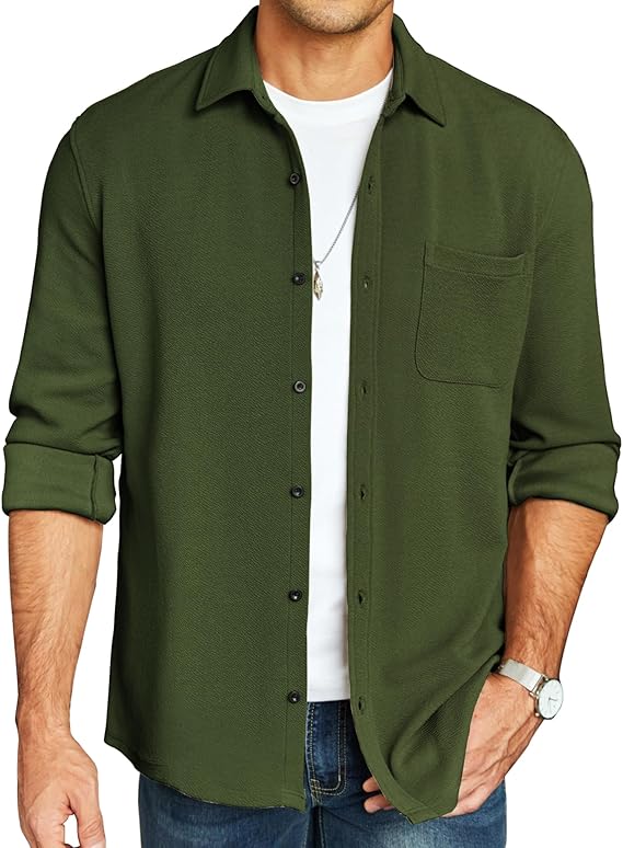 Men's Lightweight  Button Down Shirts